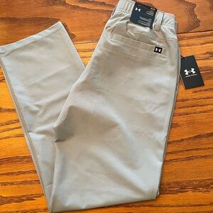 Under Armour Gray Straight Leg Drive Pants